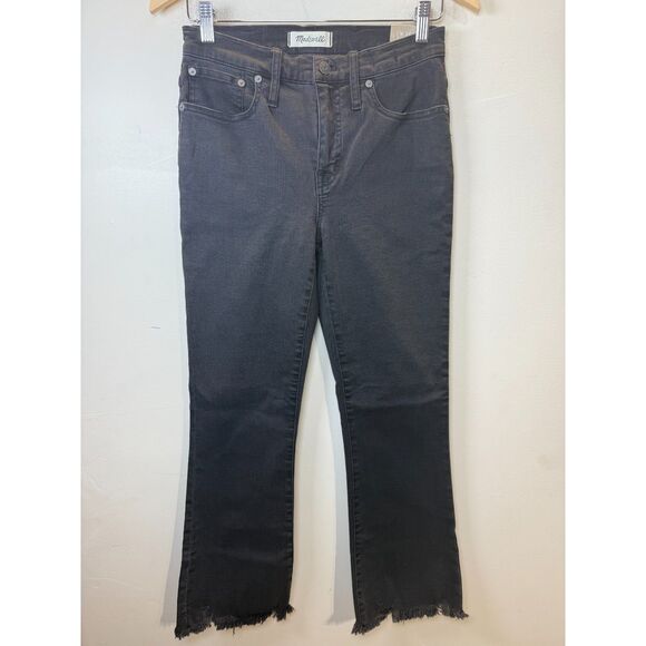 Madewell Cali Demi Boot Jeans Berkeley Black Women’s Size 26 NWT - Picture 6 of 12